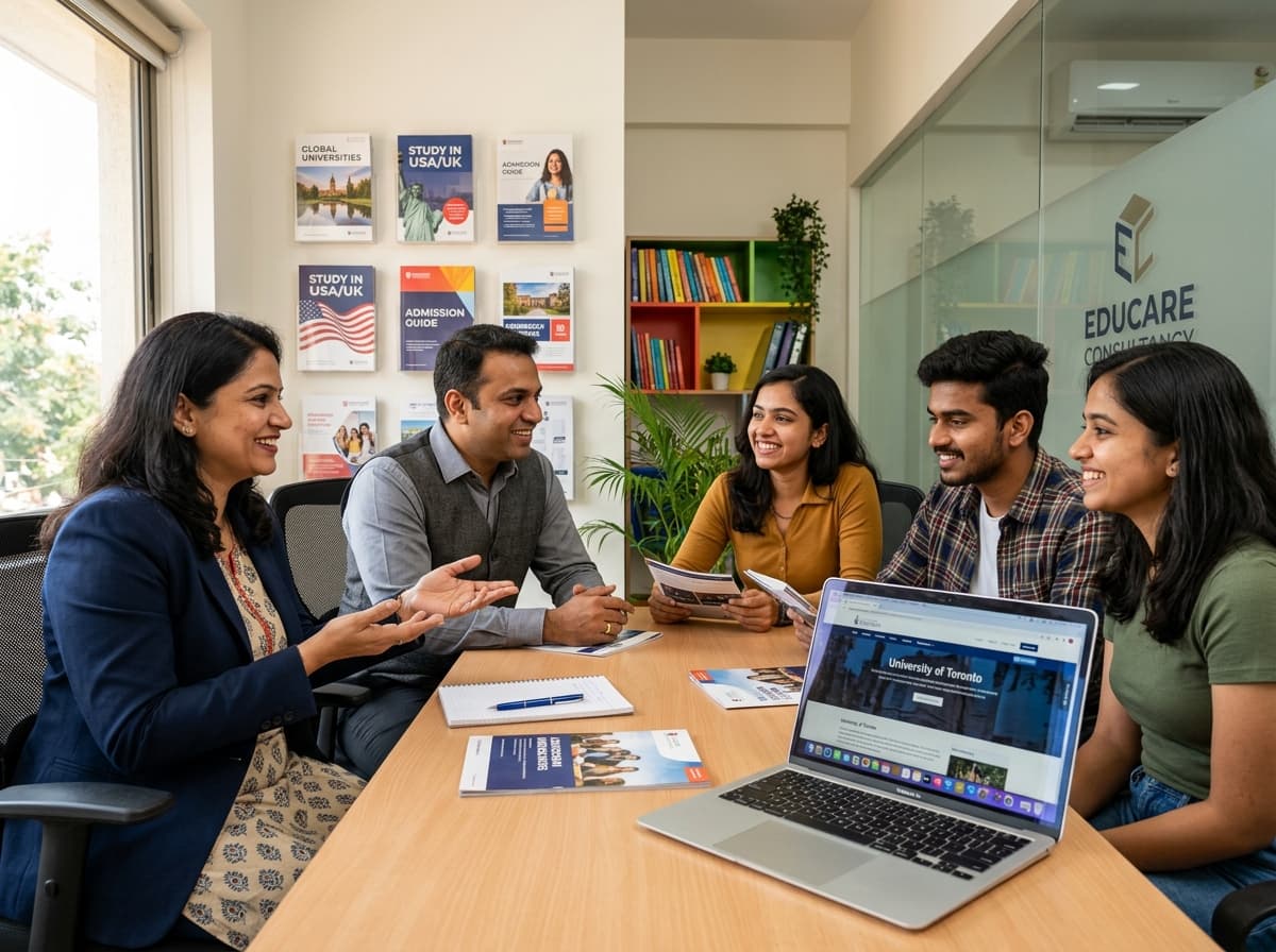 Indian education counselors counseling students